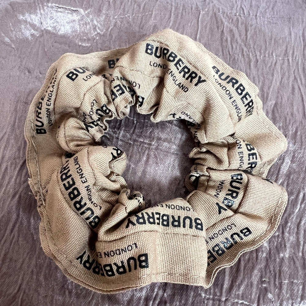 【BURBERRY】Handmade Scrunchie
